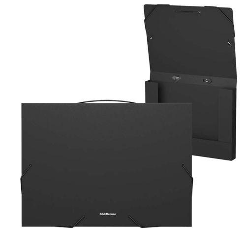 Picture of ERICHKRAUSE BOX FILE A4 WITH HANDLE 30MM BLACK